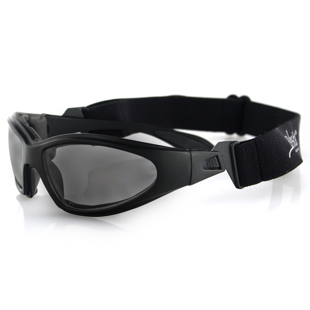 Picture of Bobster Gxr Sunglasses-Matte Black Frame With Smoked Lens