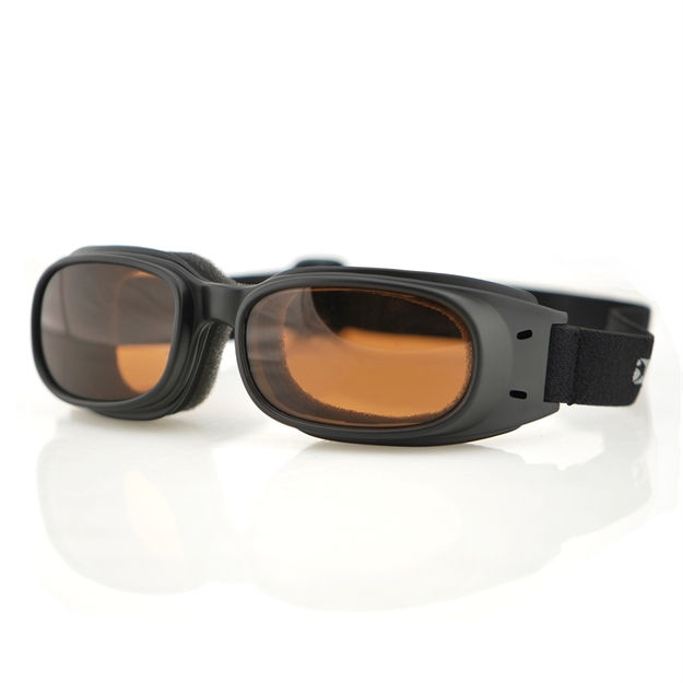 Picture of Bobster Piston Goggles, Black Frame, Amber Lens