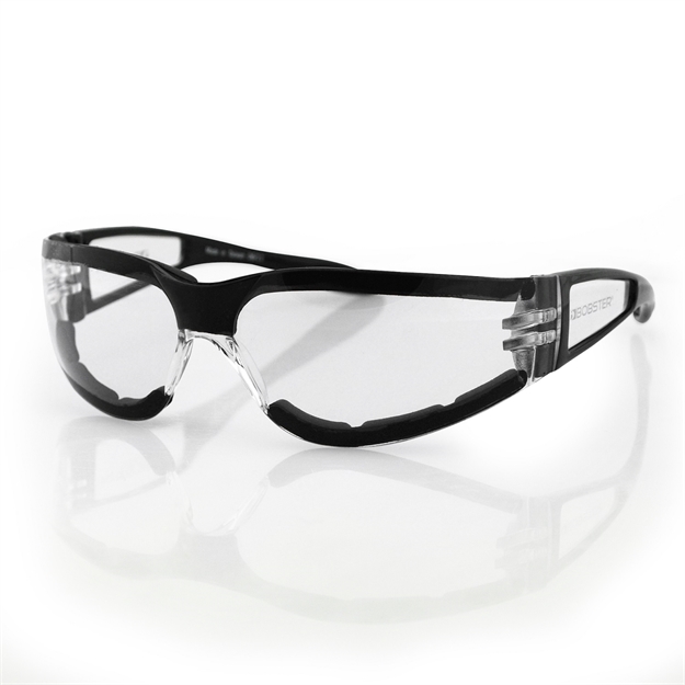 Picture of Bobster Shield II Sunglass, Black Frame, Clear Lens