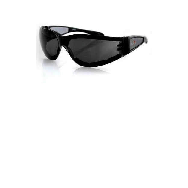 Picture of Bobster Shield 2 Sunglass, Black Frame, Smoked Lens