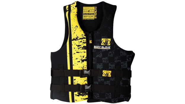 Picture of Body Glove/Sports Dimenion Vest Stealth Blk/Yel Xl/2X 17242-BLKYEL-XL2XL