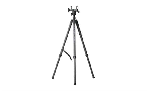 Picture of  Bog-Pod 1168229 Deathgrip Sherpa Tripod With Removable Center Post Black/Carbon Fiber Legs Rubber With Removeable Spike 661120999805
