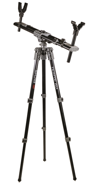 Picture of  Bog-Pod 1100473 Fieldpod Max Tripod With Black Finish, Spike Feet, Carry Strap, Bubble Level, Independent Leg Adjustment & 20-48" Vertical Adjustment 661120418474