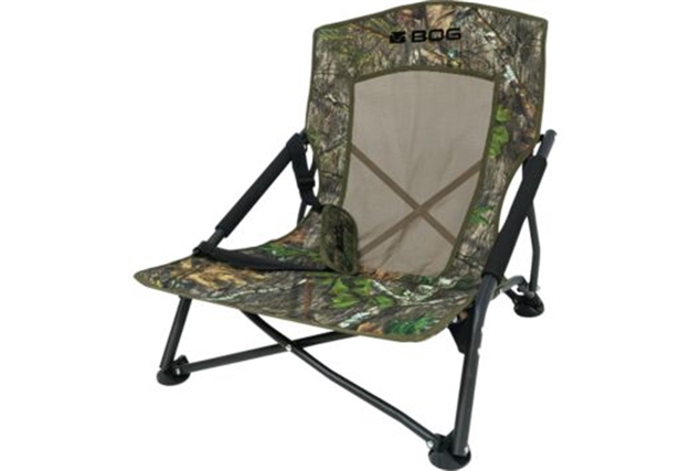 Picture of  Bog-Pod 1134444 Snood  Low-Profile Chair, 4 Legs, Mossy Oak Camo, Steel Frame, Carry Strap 661120103806