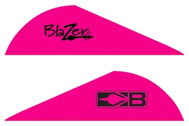 Picture of Bohning Blazer Vanes 2" Solid Hot Pink 100Pk 10832HP2 010847207234