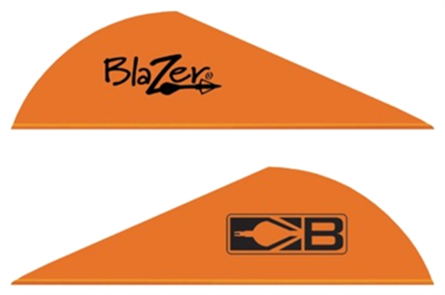 Picture of Bohning Blazer Vanes 2" Solid Neon Orange 100Pk 10832NO2 010847259233
