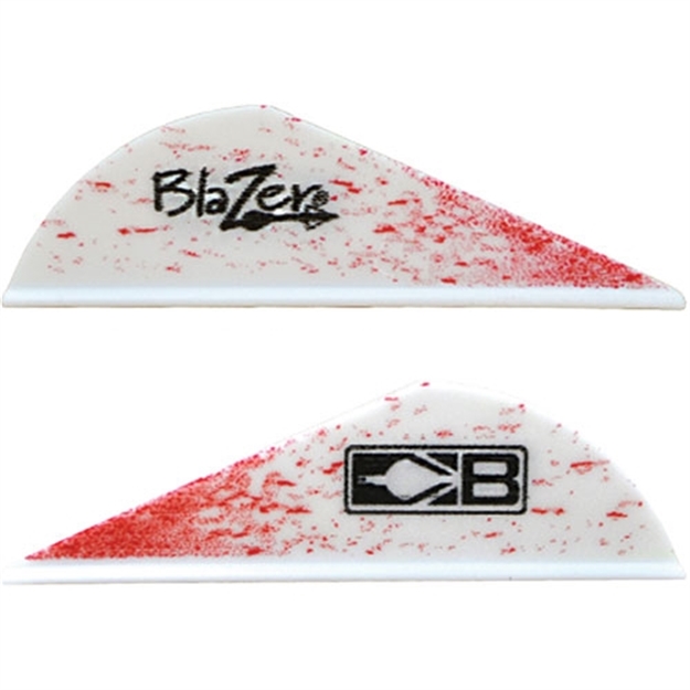 Picture of Bohning Blazer Vanes True Color 2" Blood Splatter 100Pk 10832WSPT2