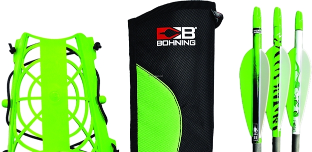 Picture of Bohning Evervale Archery Set Neon Green