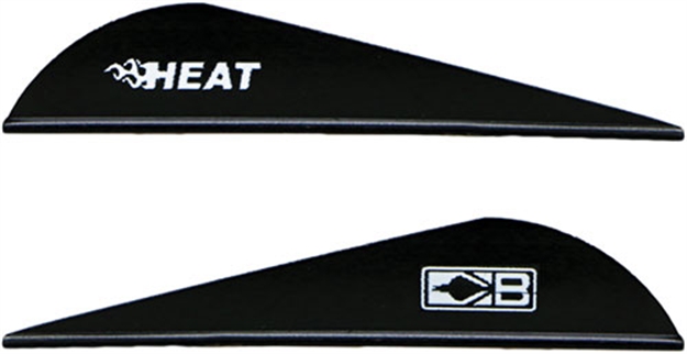Picture of Bohning Heat Vane 2.5" Solid Black 100Pk