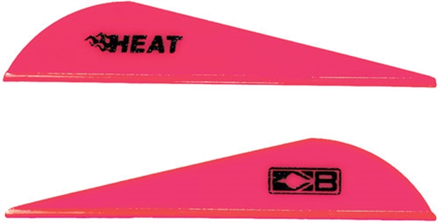 Picture of Bohning Heat Vane 2.5" Solid Hot Pink 100Pk