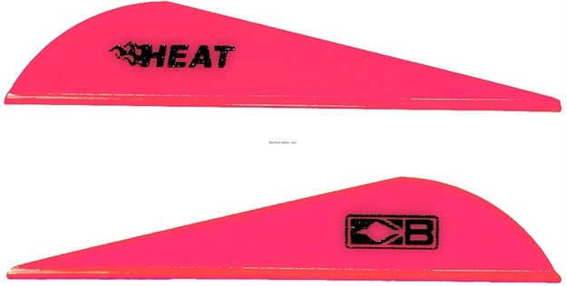 Picture of Bohning Heat Vane 2.5" Solid Hot Pink 36Pk