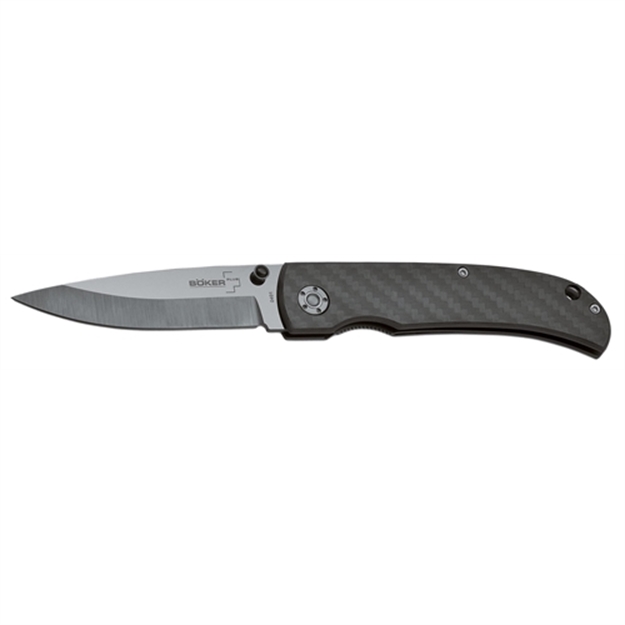 Picture of Boker 01Bo036 Plus Anti-Grav 3.25" Ceramic Drop Point Plain Edge Carbon Fiber HA