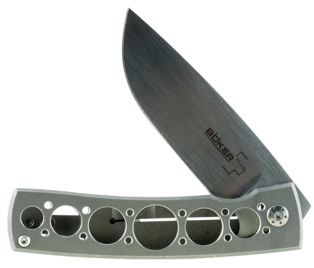 Picture of Boker 01Bo740 Boker Plus Folder 2.75" Vg-10 Drop Point Titanium