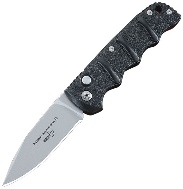 Picture of Boker 01Kals74 Kalashnikov Folder Aus-8 Drop Point Blade Aluminum Black