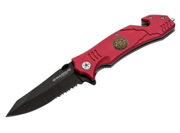 Picture of Boker 01Ll470 Magnum Survival Knife 3.4" 400 Stainless Reverse Tanto Anodized AL