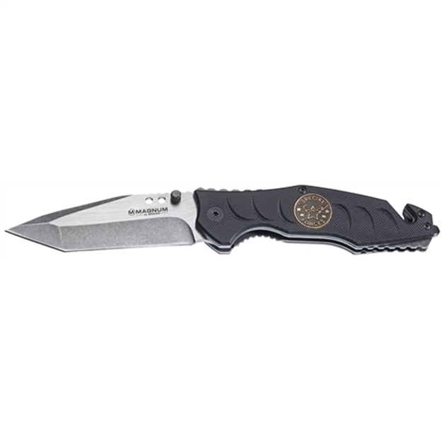 Picture of Boker 01Ry221 Magnum Folder 3.5" 440 Stainless Tanto Black G10 Black