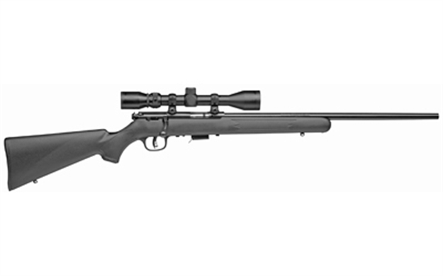 Picture of  Savage Arms 91806 93 Fxp Full Size 22 Wmr 5+1 21" Matte Black Sporter Barrel, Matte Black Drilled & Tapped Carbon Steel Receiver, Matte Black Fixed Synthetic Stock, 3-9X40mm Duplex, Right Hand