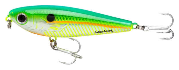 Picture of Bomber Badonk-A-Donk HP Rattling Topwater Lure 4", 3/4Oz, Citrus, Topwater