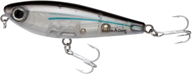 Picture of Bomber Badonk-A-Donk LP Topwater Lure, 3 1/2", 1/2 Oz, Silver Mullet