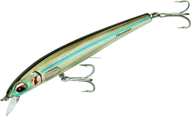 Picture of Bomber Bswg Long Shot Slender Minnow, 6", 1 3/16 Oz, Mullet, Floating