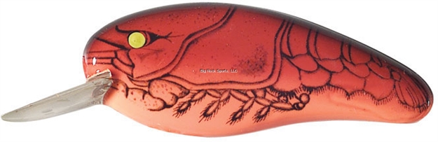 Picture of Bomber Deep Flat A Crankbait, 2 1/2", 3/8 Oz, Apple Red Crawdad
