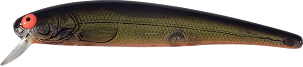 Picture of Bomber Deep Long A Minnow, 3 1/2", 3/8 Oz, Chartreuse Flash/Orange, Floating