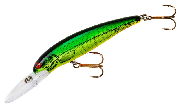 Picture of Bomber Deep Long A Minnow, 3 1/2, 3/8 Oz, Fire River Minnow, Floating