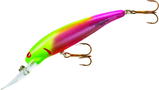 Picture of Bomber Deep Long A Minnow, 3 1/2" 3/8 Oz, Lemon Crush