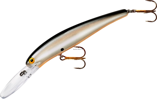 Picture of Bomber Deep Long A Minnow 4-1/2", 3/4Oz, Prl/Blk TO Grey BA Minnowck/Org