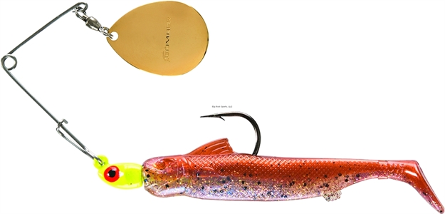 Picture of Bomber Drumbeater Coastal Spinnerbait 1/4Oz Chartreuse/New Penny