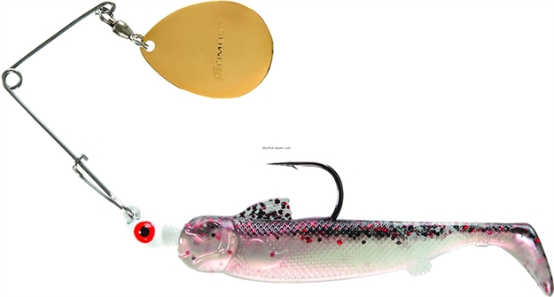 Picture of Bomber Drumbeater Coastal Spinnerbait 1/4Oz White/Sour Melon