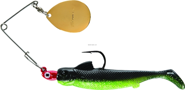Picture of Bomber Drumbeater Coastal Spinnerbait 1/8Oz Red/Lucky Minnow