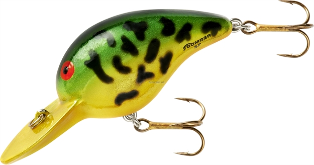 Picture of Bomber Fat A Crankbait,2",3/8Oz,G-Finish Fire Tiger, Floating