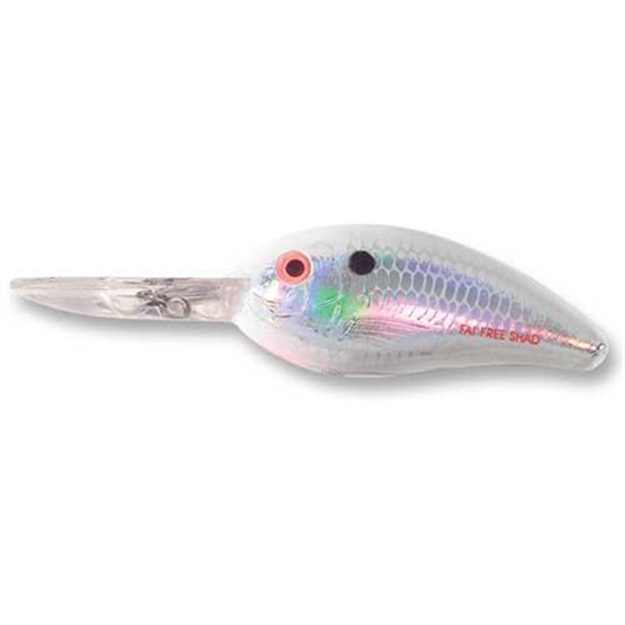 Picture of Bomber Fat Free Shad Jr. Crankbait, 2 1/2", 1/2 Oz, Dances Pearl White, Floating BD6FDPW