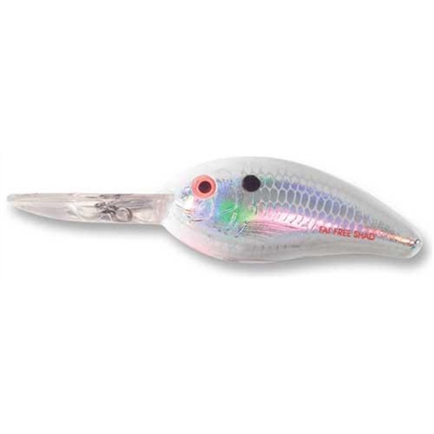 Picture of Bomber Fat Free Shad Crankbait, 3", 3/4 Oz, Dances Pearl White, Floating