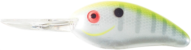 Picture of Bomber Fat Free Shad Crankbait, 3", 3/4 Oz, Chartreuse Shad, Floating