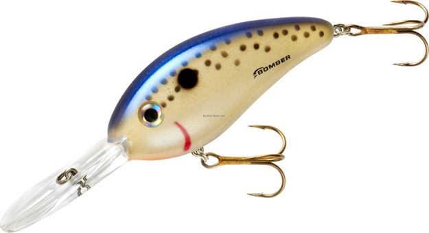 Picture of Bomber Fat Free Shad Crankbait,3",3/4Oz,Speckled Perch, Floating