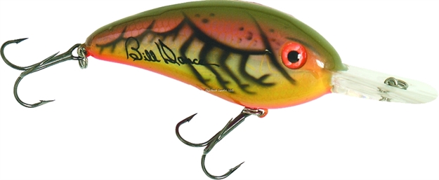 Picture of Bomber Fat Free Shad Fingerling Crankbait, 2 3/8", 3/8 Oz, Dances Crawfish, Floating