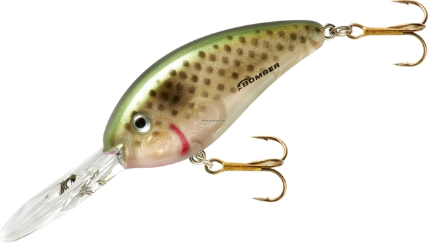 Picture of Bomber Fat Free Shad Fingerling Crankbait, 2 3/8",3/8Oz, Pure Shad, Floating