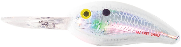 Picture of Bomber Fat Free Shad Guppy Crankbait, 2 3/8", 3/8 Oz, Dances Pearl White