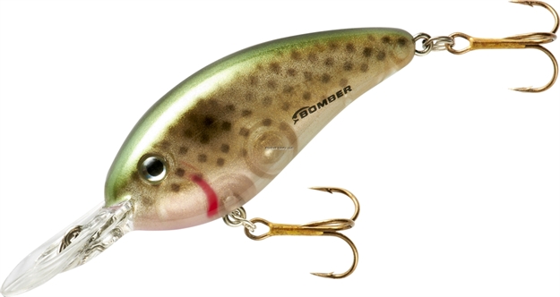 Picture of Bomber Fat Free Shad Guppy Crankbait,2 3/8",3/8Oz,Pure Shad, Floating