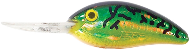 Picture of Bomber Fat Free Shad Jr. Crankbait, 2 1/2", 1/2 Oz, Dances Firetiger, Floating