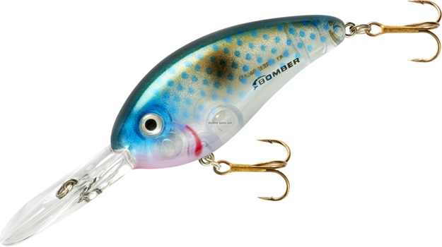 Picture of Bomber Fat Free Shad Jr. Crankbait,2 1/2", 1/2Oz,Blue Back Herring, Floating