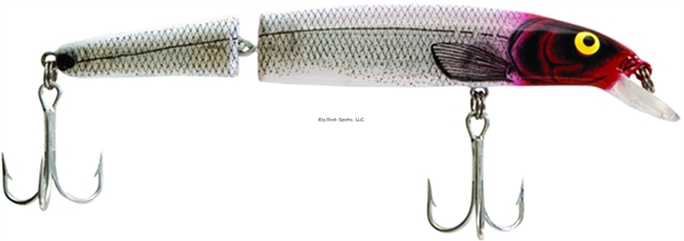 Picture of Bomber Heavy Duty Jointed Long A Minnow, 6", 1 Oz, Silver Flash/Red Head