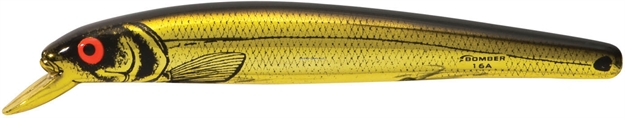 Picture of Bomber Heavy Duty Long A Minnow, 6", 7/8 Oz, Gold Chrome/Blackback