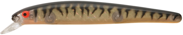 Picture of Bomber Heavy Duty Long A Minnow, 6", 7/8 Oz, Gold Prism/Black/Orange Belly