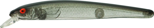 Picture of Bomber Heavy Duty Long A Minnow, 6", 7/8 Oz, Silver Flash/Blackback
