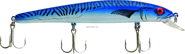 Picture of Bomber Heavy Duty Long A Minnow, 6", 7/8 Oz, Silver Prism/Blue Back