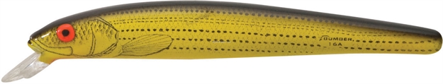 Picture of Bomber Heavy Duty Long A Minnow, 6", 7/8 Oz, Yellow Baby Striper