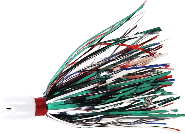 Picture of Bomber J-Duster King Rig, 1 Oz, 2 - 6/0 Hooks, #6 Stainless Wire, Christmas Tree